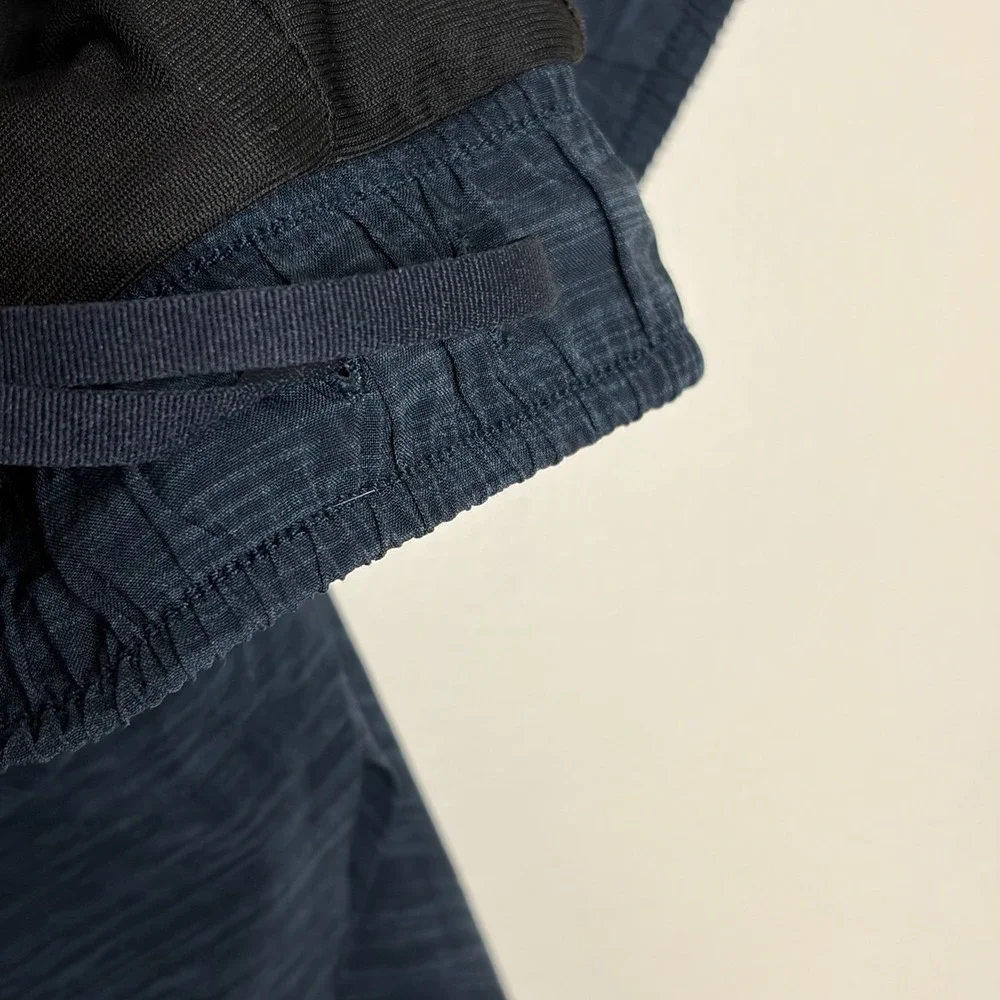 Lululemon Mens Lined Shorts Navy Blue Size Small Athletic Tech Performance Gym